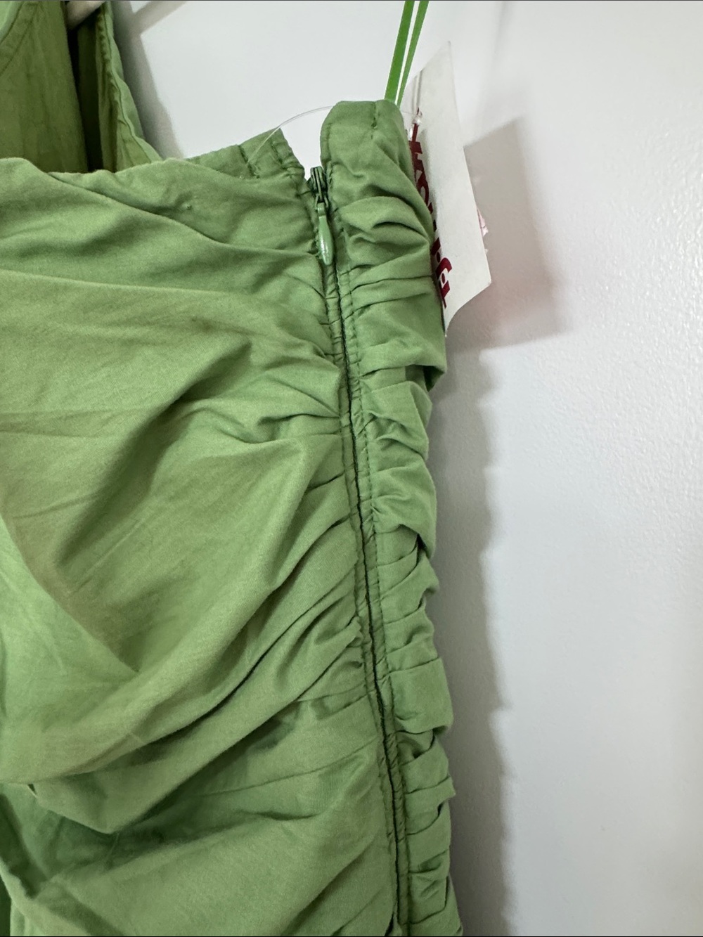 Abercrombie One-shoulder Cut Out Maxi Dress in Green - Picture 8 of 10